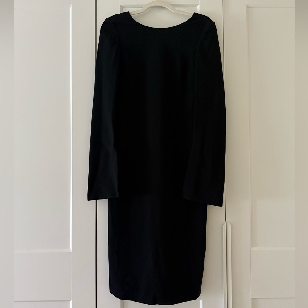 Calvin Klein Classic Black Long Sleeve Dress